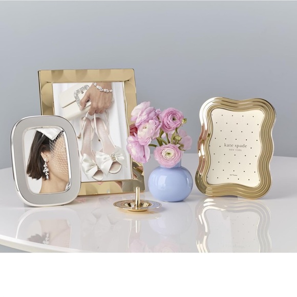 Kate Spade New York Blue Small Vase Make It Pop - New - Picture 4 of 4